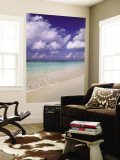 Tropical Beach at Maldives, Indian Ocean Reproduction murale géante par Jon Arnold
