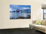 Forth Road and Rail Bridges, Firth of Forth, Edinburgh, Scotland, UK Wall Mural by Alan Copson