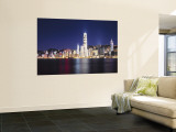 Hong Kong Skyline from Kowloon, China Wandgemälde von James Montgomery
