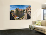 Belfort and River Dijver, Bruges, Flanders, Belgium Wall Mural by Alan Copson