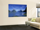 Milford Sound, Fjordland, South Island, New Zealand Wall Mural by Jon Arnold