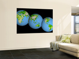 Globes of the World Mural