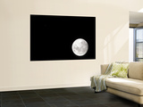 View of a Full Moon, Also Shows Mars, Which Appears as a Small Dot Mural View of a Full Moon, Also Shows Mars, Which Appears as a Small Dot Mural