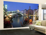Rialto Bridge, Grand Canal, Venice, Italy Wall Mural – Large by Demetrio Carrasco
