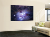 NGC 1977 is a Reflection Nebula Northeast of the Orion Nebula Reproduction murale géante