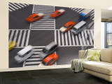 Sukiyabashi Pedestrian Crossing, Ginza, Tokyo, Japan Wall Mural – Large by Gavin Hellier