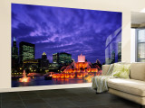 Buckingham Fountain and City Skyline, Chicago, Illinois, USA Wall Mural – Large por Steve Vidler