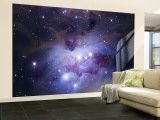 NGC 1977 is a Reflection Nebula Northeast of the Orion Nebula Wall Mural – Large