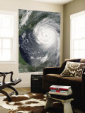 August 28, 2005, Hurricane Katrina Approaching the Gulf Coast Wall Mural