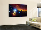 Alnitak Region in Orion (Flame Nebula NGC2024, Horsehead Nebula IC434) Wandgemälde