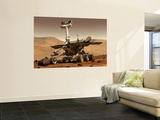 Artist's Rendition of Mars Rover Mural Artist's Rendition of Mars Rover Mural