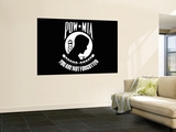 Pow-Mia Flag Wall Mural
