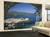 Old Town, Budva, Montenegro Wall Mural – Large por Walter Bibikow Old Town, Budva, Montenegro Wall Mural – Large por Walter Bibikow