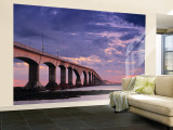 Confederation Bridge, Borden-Carleton, Prince Edward Island, Canada Wall Mural – Large por Walter Bibikow