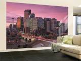 Calgary, Alberta, Canada Wall Mural – Large por Walter Bibikow