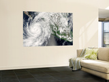 Hurricane Henriette Moving up the Pacific Coast, September 3, 2007 Wall Mural