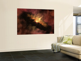 Young Star Surrounded by a Dusty Protoplanetary Disk Wall Mural