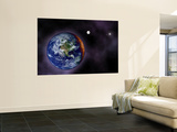In This Artist's Visualization, the Earth is Shown at the Outer Edges of the Known Solar System Wall Mural