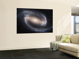 Beautiful Barred Spiral Galaxy NGC 1300, Hubble Space Telescope Wall Mural