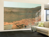 Westward View of Mars, False Color Wall Mural – Large Westward View of Mars, False Color Wall Mural – Large
