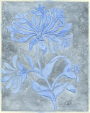 Silver Leaf Floral I Prints by Jennifer Goldberger