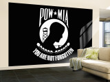 Pow-Mia Flag Wall Mural – Large