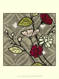 Geometric Blossoms III Láminas por Megan Meagher