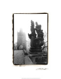 Charles Bridge in Morning Fog II Giclee Print by Laura Denardo