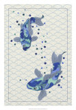 Playful Koi II Prints by Rebecca Bruce Bryant