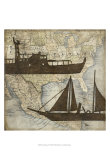 Travel Silhouette III Art by Megan Meagher