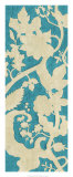 Linen Silhouette on Teal II Prints by Chariklia Zarris