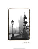 Charles Bridge in Morning Fog I Giclee Print by Laura Denardo