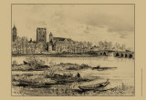 Riverside Estate I Print by Albert Robida
