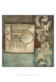 Damask Tapestry with Capital I Posters by Jennifer Goldberger