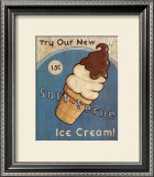 Soft Serve Ice Cream Posters by Louise Max