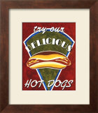Hot Dogs Posters by Catherine Jones