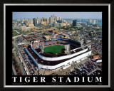 Detroit - Tiger Stadium Final Game Poster by Mike Smith