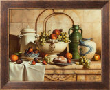 Italian Still Life with Green Grapes Prints by Loran Speck