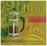 Latte Rialto Print by Angela Staehling
