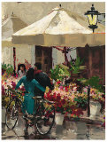 Flower Market Street Posters by Brent Heighton