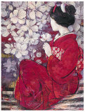 Geisha Reflection Poster par Ivo 