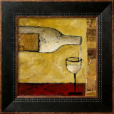 White Wine Print by Judi Bagnato