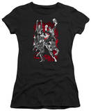 Juniors: Justice League America-JLA Explosion T-Shirt