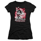 Juniors: Justice League America-Wonder Woman Red & Gray Camisas Juniors: Justice League America-Wonder Woman Red & Gray Camisas