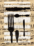Messer, Gabel, Loffel I Posters by Sabine Glandorf