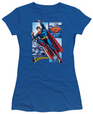 Juniors: Justice League America-Superman Panels T-Shirt