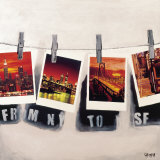 De New York à San Francisco Affiches par Vincent Gachaga