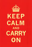 Forhold deg rolig og gå videre (Keep Calm and Carry On) Plakat Forhold deg rolig og gå videre (Keep Calm and Carry On) Plakat