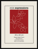 Matte Black 40 x 30 cm Aluminum Frame Kant-en-klare lijst