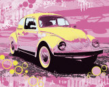 Vintage Beetle Posters by Michael Cheung